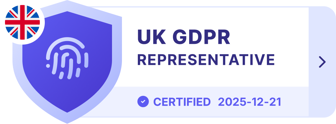 PrighterUKRep certificate of Art 27 representation